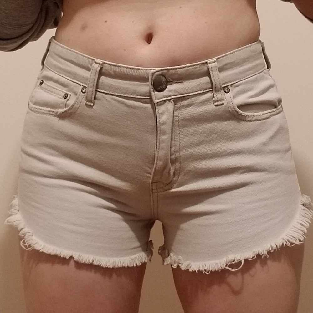 Free People Mid Rise Short Shorts